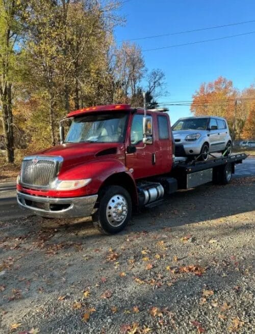 flatbed towing services Ez's auto salvage