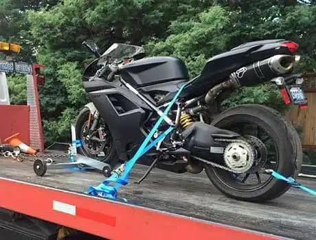 motorcycle towing